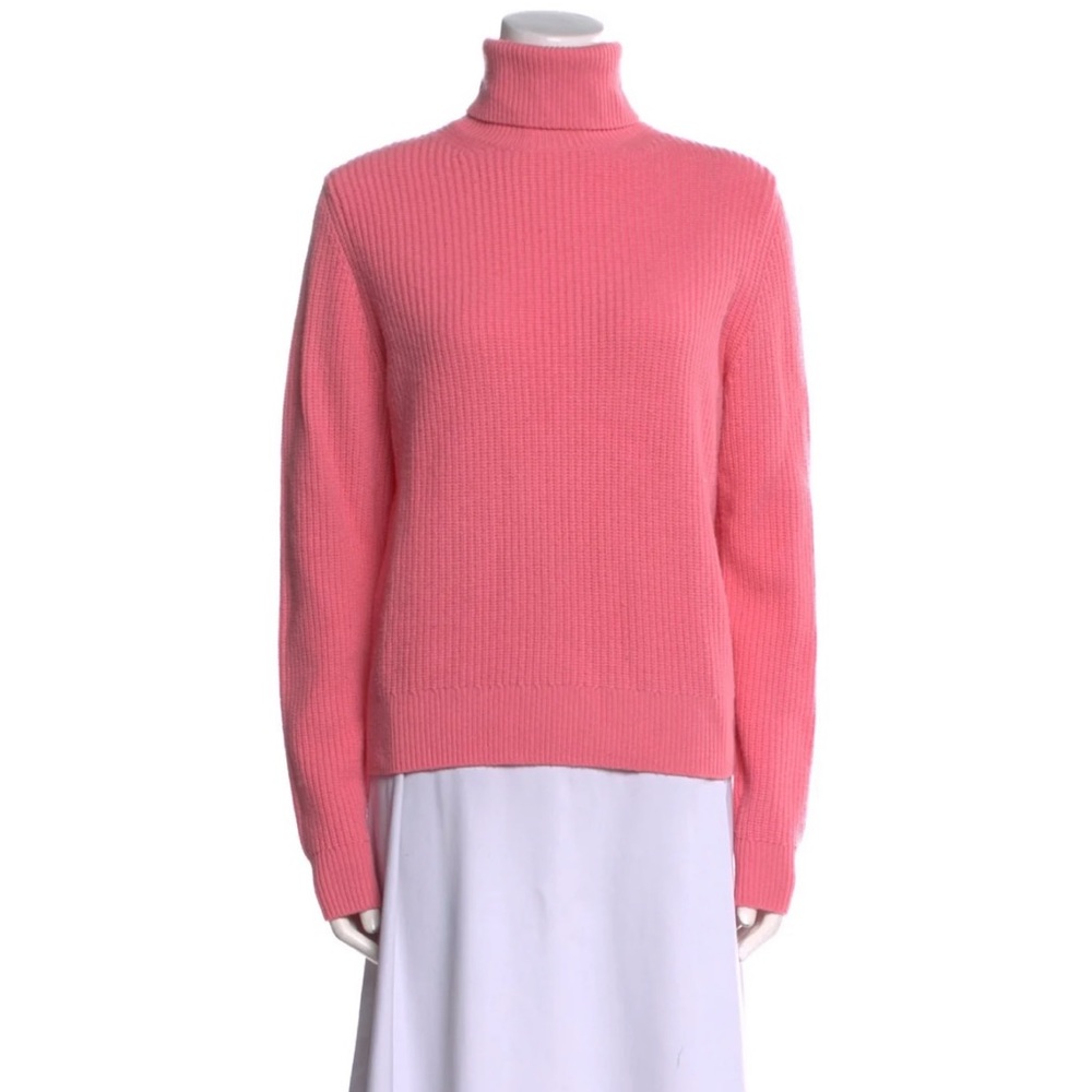 A.L.C. Pink lambswool Turtleneck Sweater